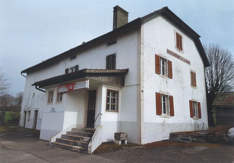 La gare et restaurant du Boéchet avant de se transformer en Musée du ski